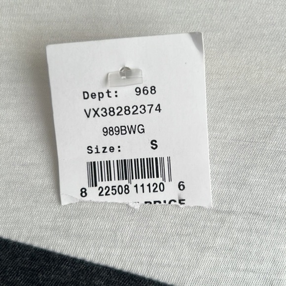 VINCE Colorblock Pima Cotton pullover long sleeve nwt top shirt in Small - Picture 3 of 7